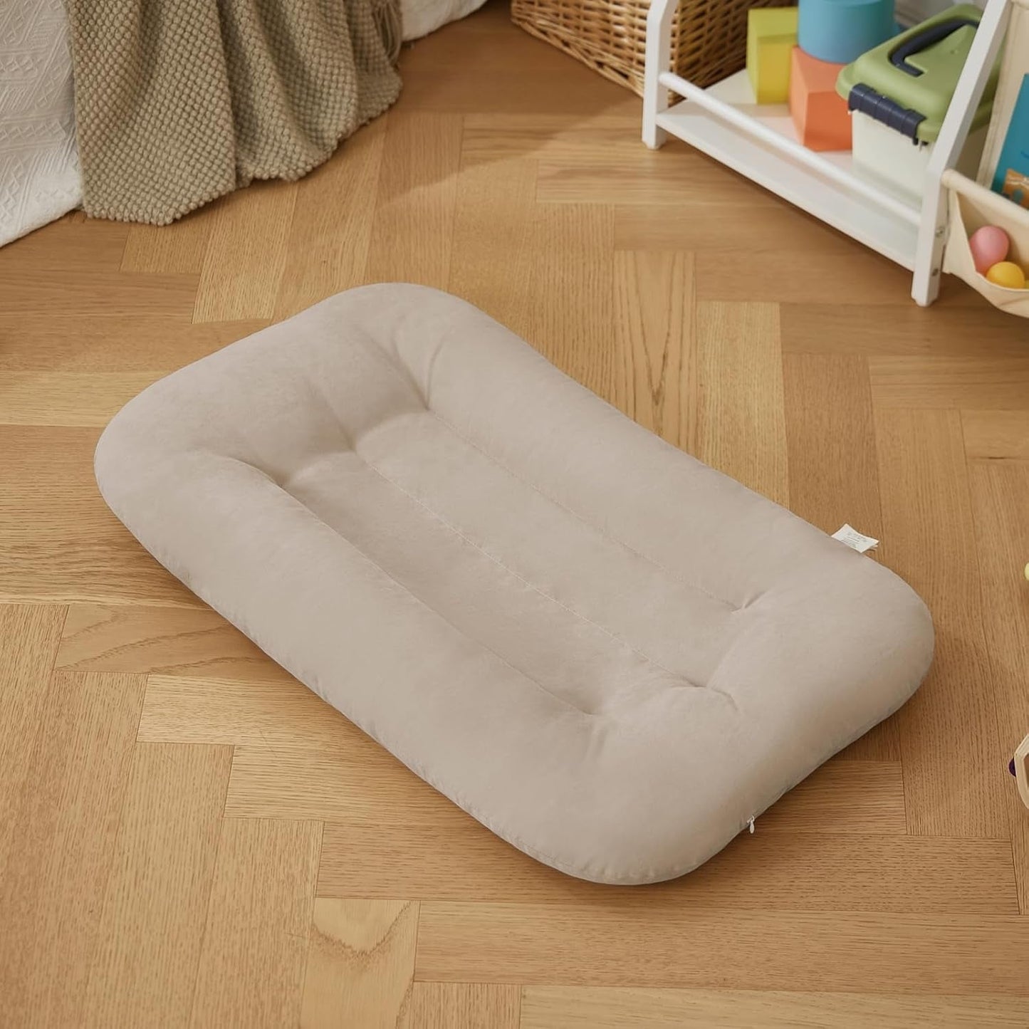 Baby Lounger for Infants Babies 0-12 Months, Bionic Organic Lounger, Soft Cotton Breathable Infant Floor Seats & Loungers for Newborn Baby Shower Gifts - Baby Organic