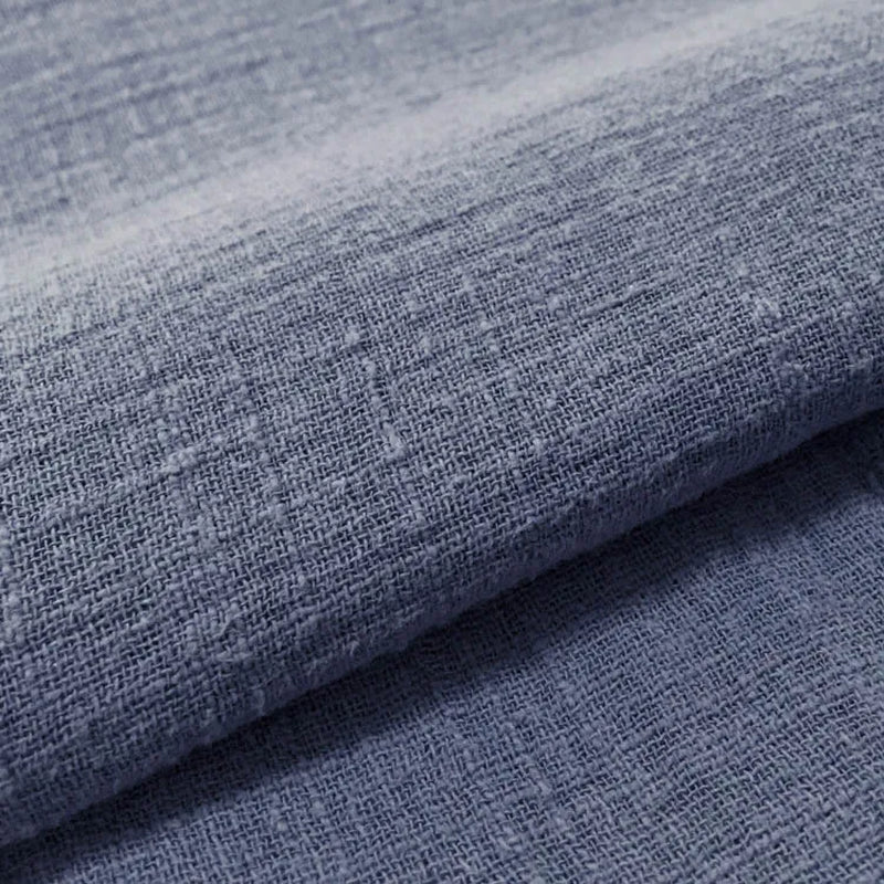 Free Shipping 130X100Cm Soft Linen Cotton Fabric Organic Material Pure Natural Flax Cambric Eco DIY Clothes Patchwork Fabric - Baby Organic