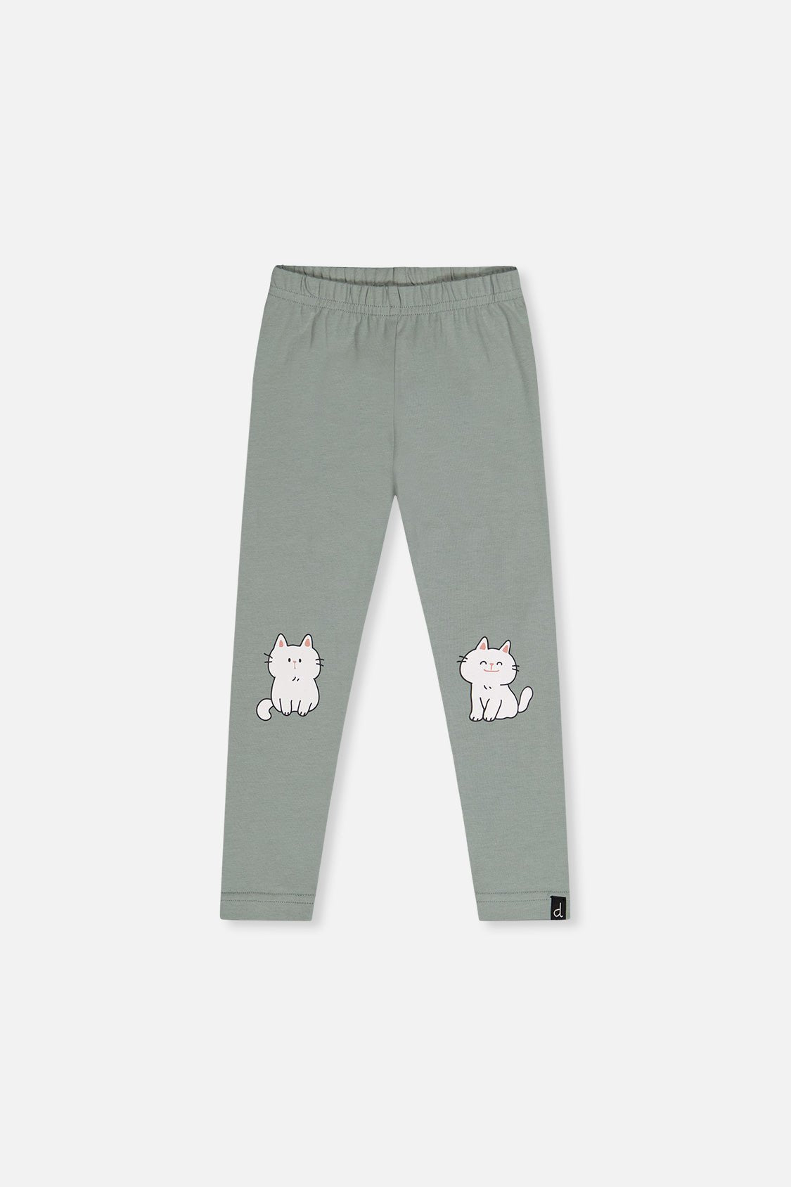 Organic Cotton Leggings Sage Green - Baby Organic