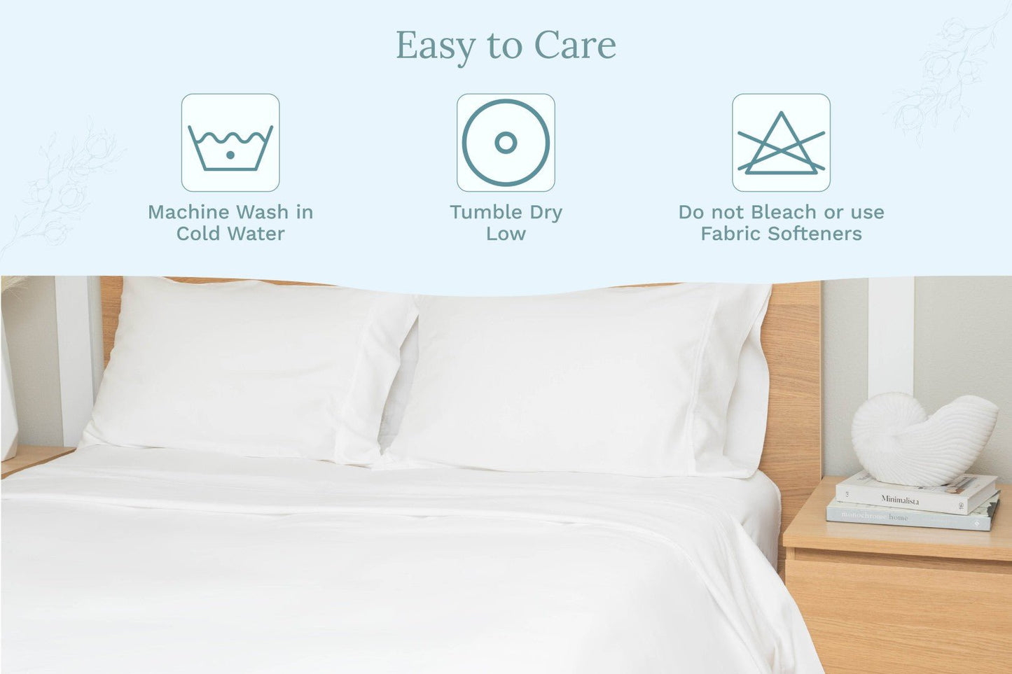Organic Sateen Bed Sheets Set - Baby Organic