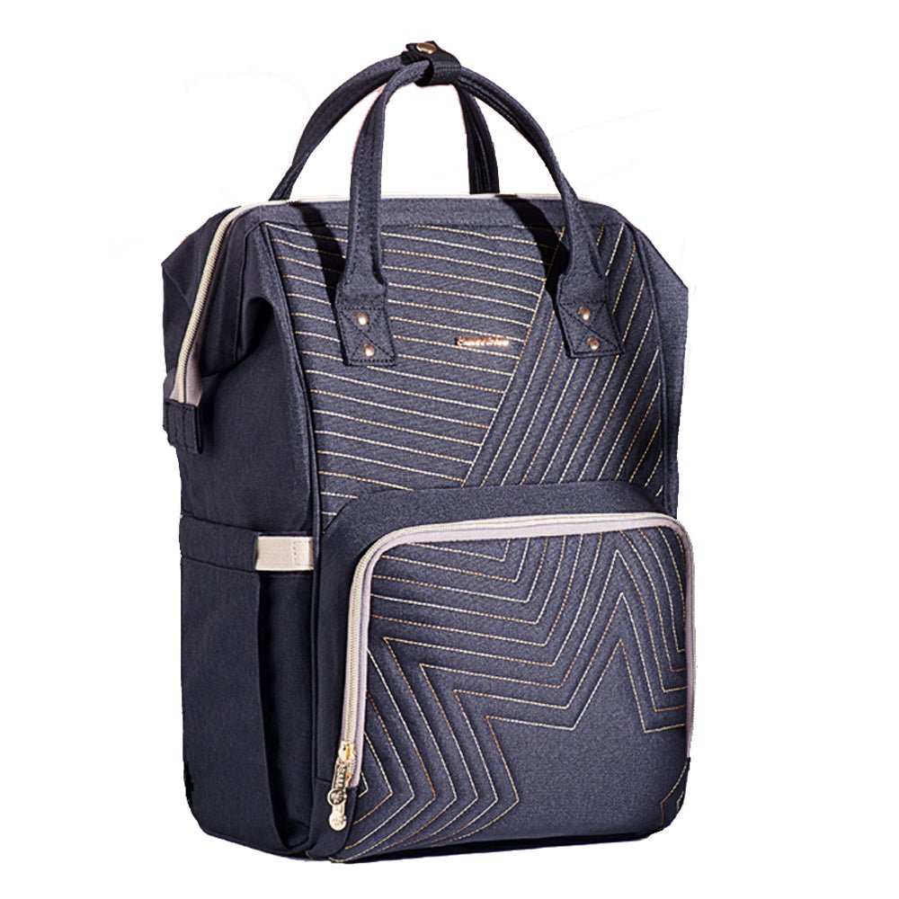 Quilted Diaper Bag Backpack - Baby Organic