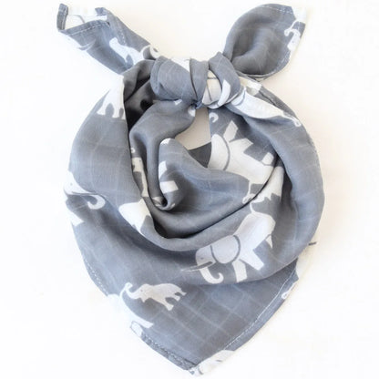 Hot Sale Baby Blankets Newborn Soft Organic Cotton Baby Bibs Muslin Swaddle Wrap Feeding Burp Cloth Towel Scarf Baby Stuff