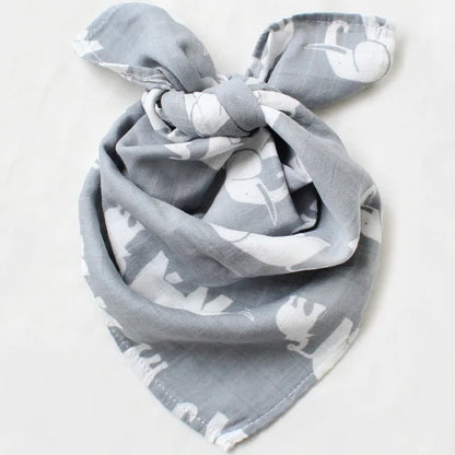 Hot Sale Baby Blankets Newborn Soft Organic Cotton Baby Bibs Muslin Swaddle Wrap Feeding Burp Cloth Towel Scarf Baby Stuff