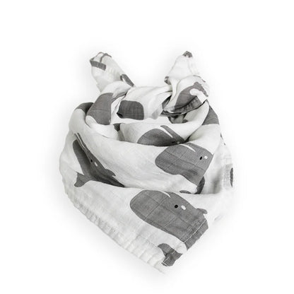 Hot Sale Baby Blankets Newborn Soft Organic Cotton Baby Bibs Muslin Swaddle Wrap Feeding Burp Cloth Towel Scarf Baby Stuff
