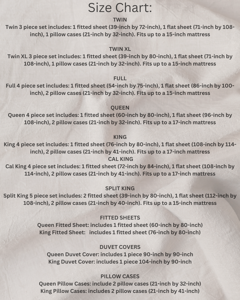 Organic Hemp Bed Sheet Collection-All Sales Final