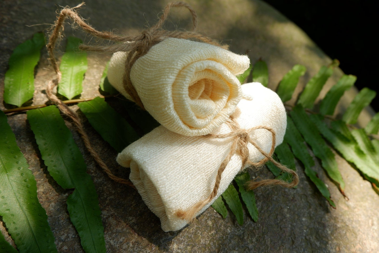100% Natural Mulberry Handwoven Silk Face Towel/Organic Vietnamese Wash Cloth for Sensitive Skin/Raw Silk Face Cloth for Babies - Baby Organic
