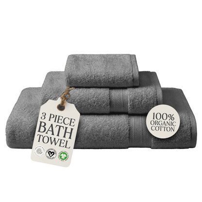 100% Organic Cotton Bath Towels Collection - Baby Organic