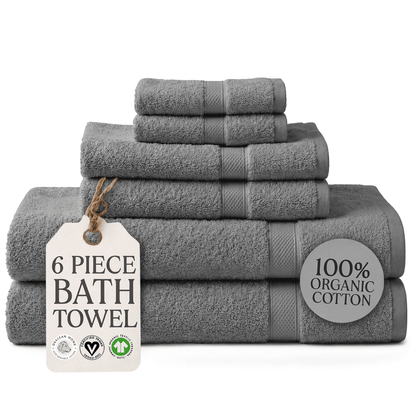 100% Organic Cotton Bath Towels Collection - Baby Organic