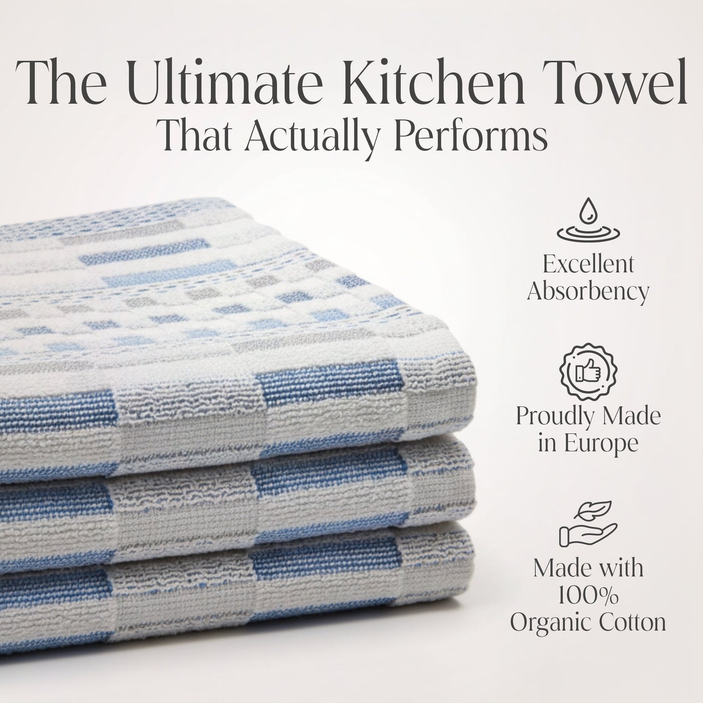 100% Organic Cotton Kitchen Towels - Baby Organic