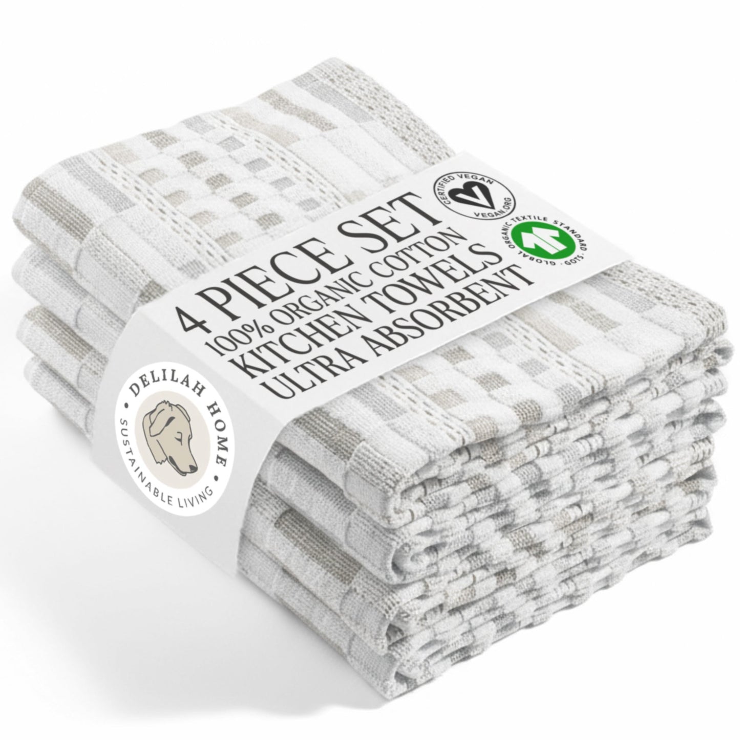 100% Organic Cotton Kitchen Towels - Baby Organic