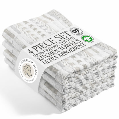 100% Organic Cotton Kitchen Towels - Baby Organic
