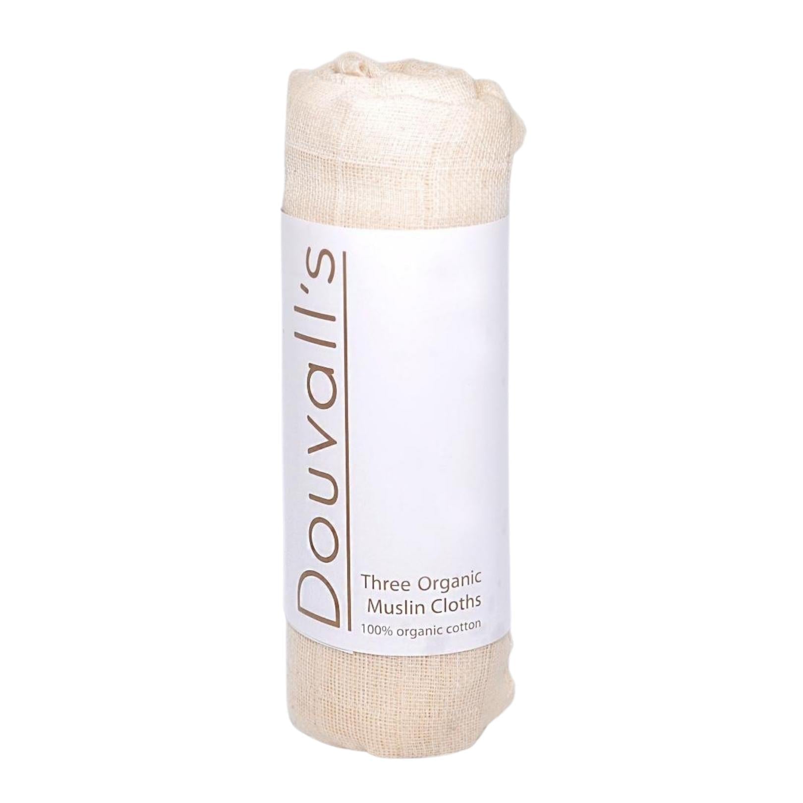 100% Organic Cotton Muslin cloth X3 | Handmade in the UK - Baby Organic