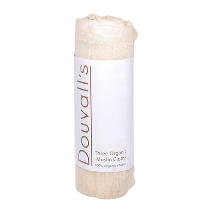 100% Organic Cotton Muslin cloth X3 | Handmade in the UK - Baby Organic