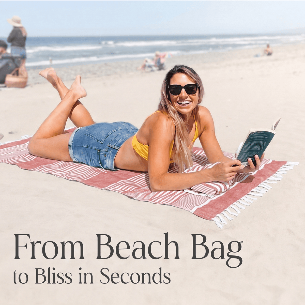 100% Organic Cotton Sunset Beach Towels - Baby Organic