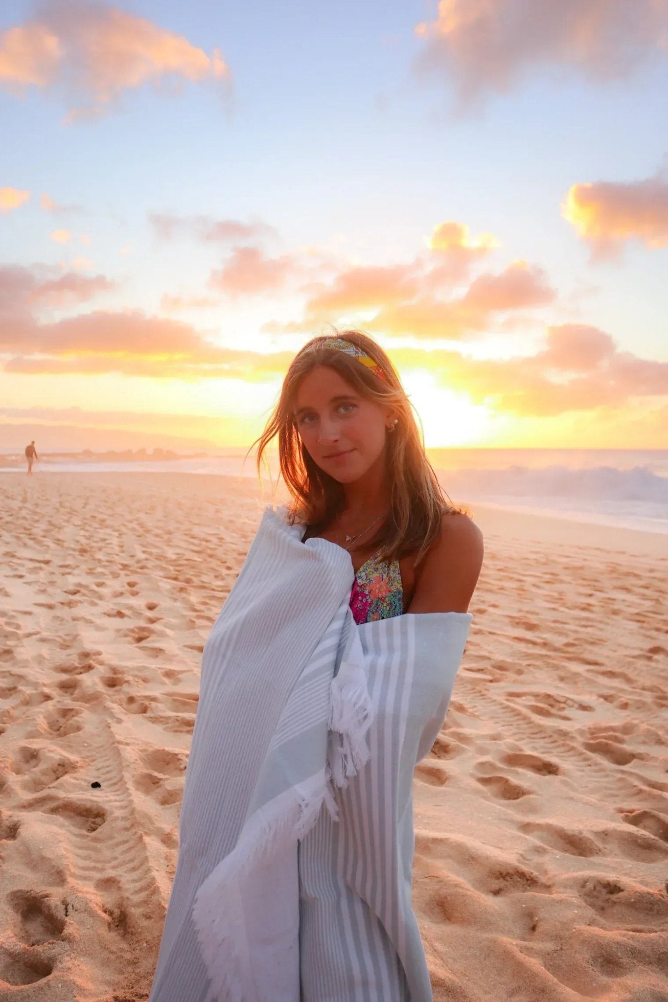 100% Organic Cotton Sunset Beach Towels - Baby Organic