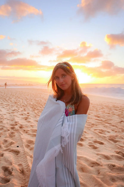 100% Organic Cotton Sunset Beach Towels - Baby Organic