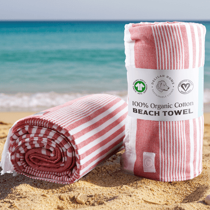 100% Organic Cotton Sunset Beach Towels - Baby Organic