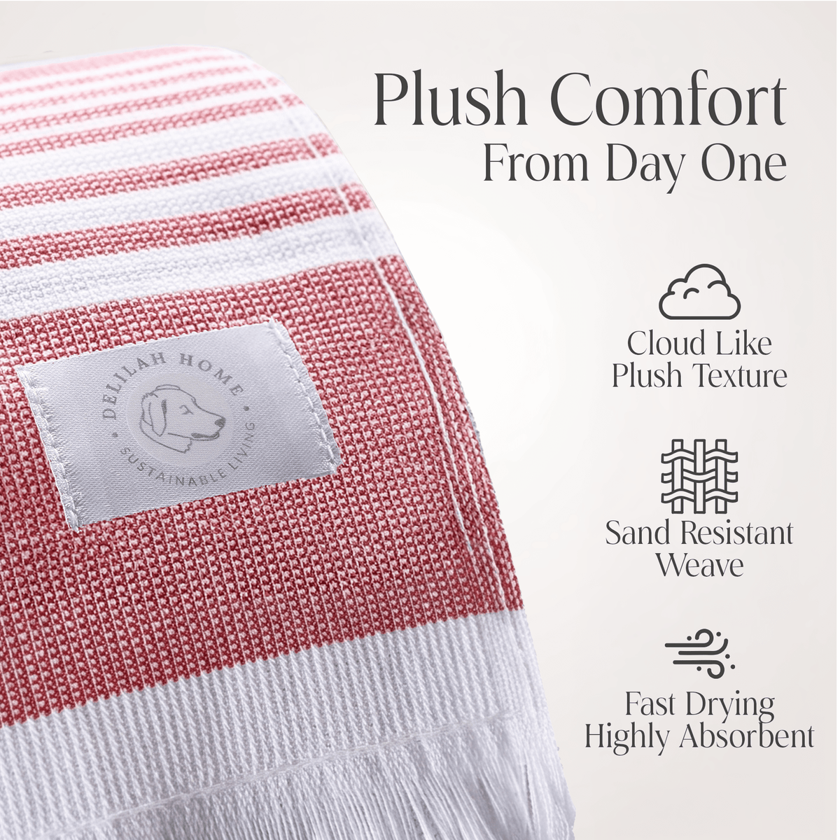 100% Organic Cotton Sunset Beach Towels - Baby Organic