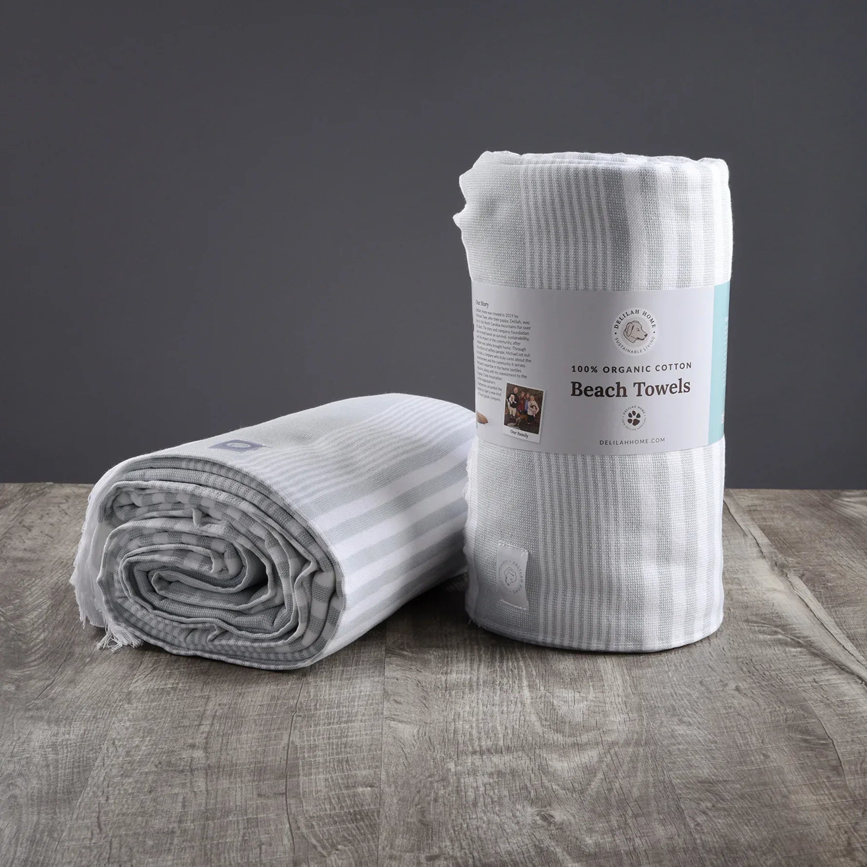 100% Organic Cotton Sunset Beach Towels - Baby Organic