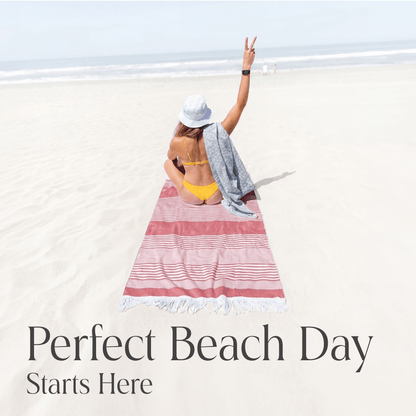 100% Organic Cotton Sunset Beach Towels - Baby Organic