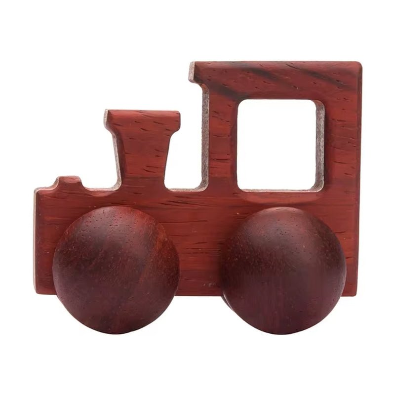 1Pc Organic Beech Wooden Car for Babies BPA Free Montessori Toys Wooden Rattle Brain Game Toys Handmade Crafts Gift Child Block - Baby Organic