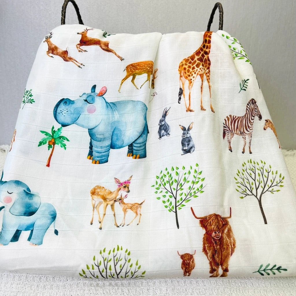 2026 New Organic Cotton Paris Swaddle Blanket Popular Styles Customize Designs for Baby Wrap Comforter - Baby Organic