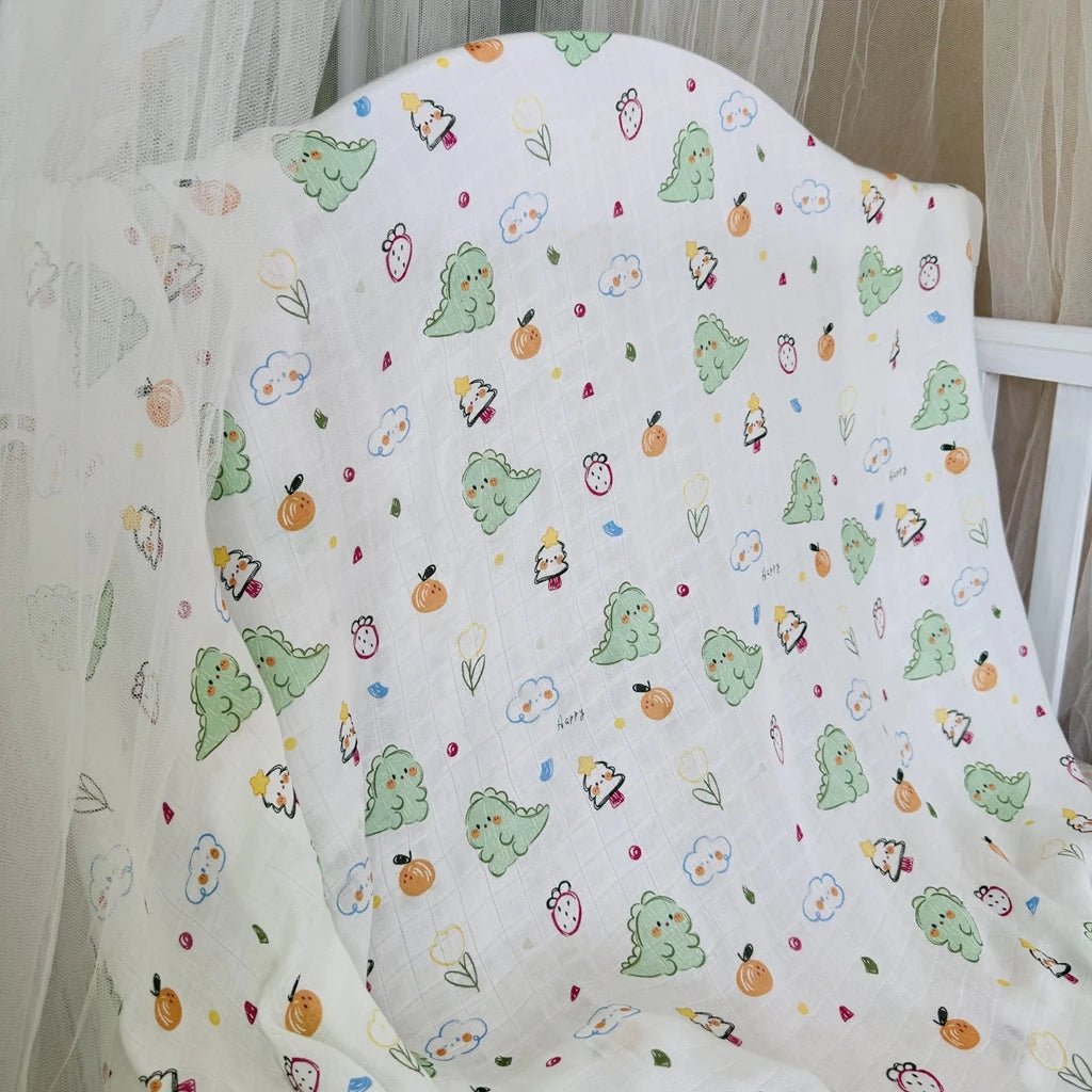 2026 New Organic Cotton Paris Swaddle Blanket Popular Styles Customize Designs for Baby Wrap Comforter - Baby Organic