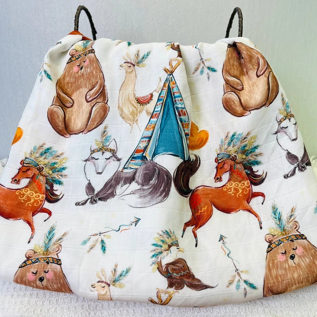 2026 New Organic Cotton Paris Swaddle Blanket Popular Styles Customize Designs for Baby Wrap Comforter - Baby Organic