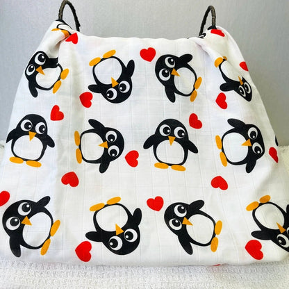 2026 New Organic Cotton Paris Swaddle Blanket Popular Styles Customize Designs for Baby Wrap Comforter - Baby Organic