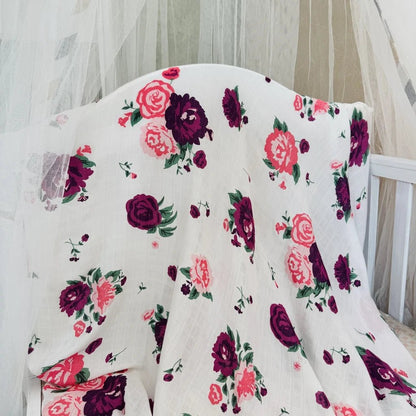 2026 New Organic Cotton Paris Swaddle Blanket Popular Styles Customize Designs for Baby Wrap Comforter - Baby Organic
