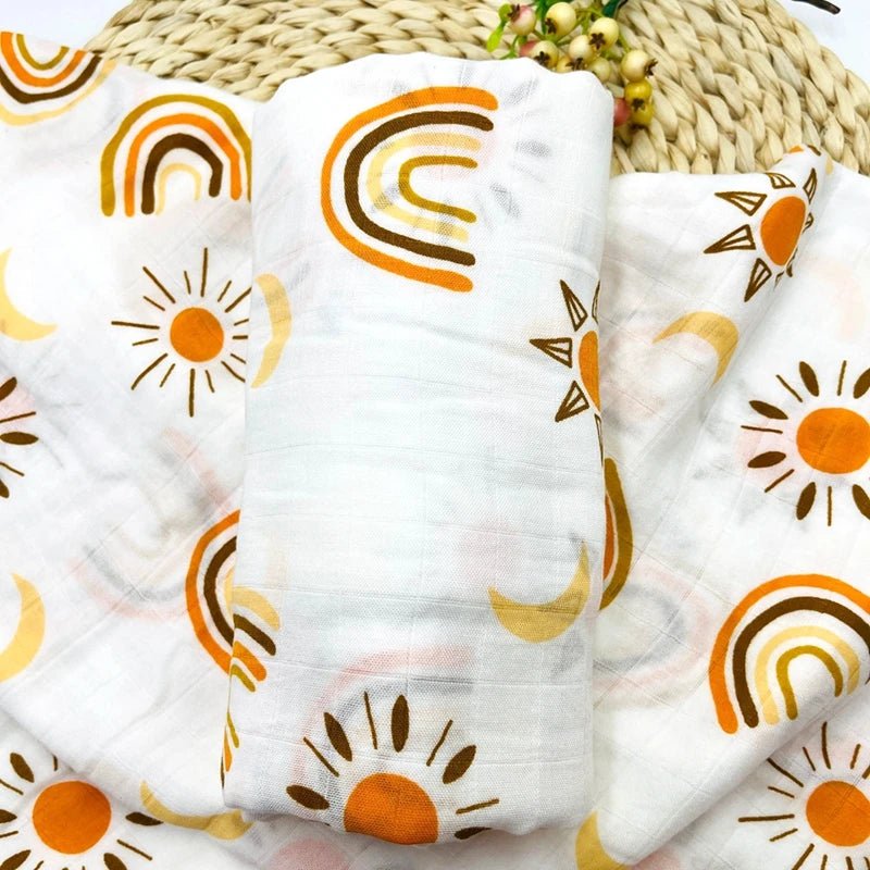 2026 New Organic Cotton Paris Swaddle Blanket Popular Styles Customize Designs for Baby Wrap Comforter - Baby Organic