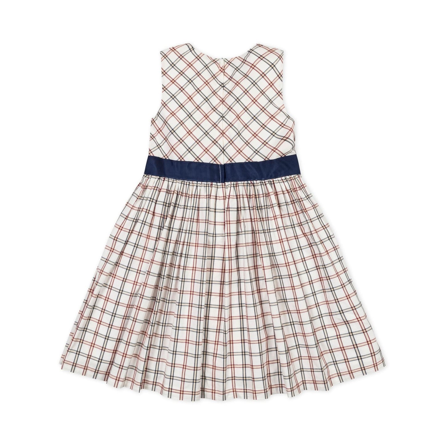 Organic Stretch Poplin Sash Dress