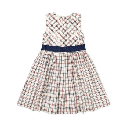 Organic Stretch Poplin Sash Dress