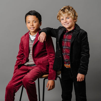 Organic Corduroy Blazer with Elbow Patches - Baby
