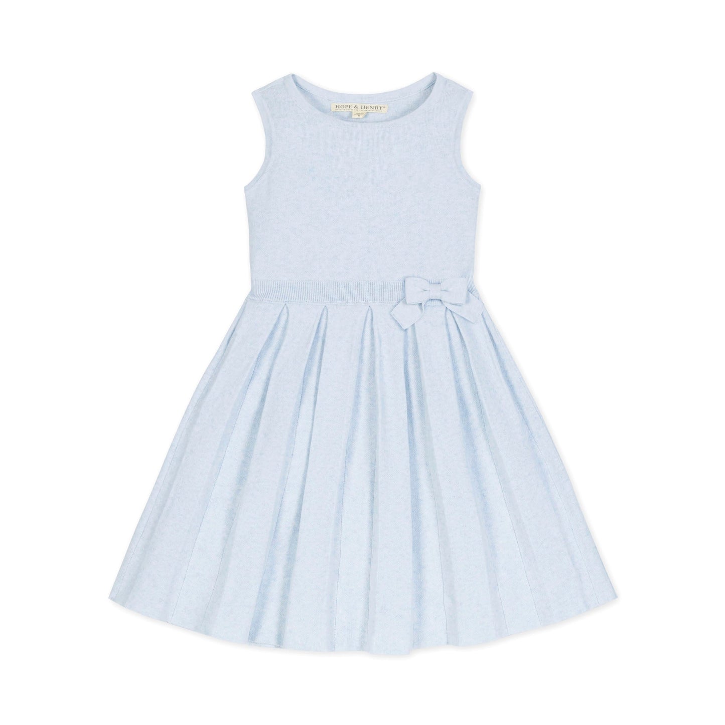 Organic Pleated Sweater Dress