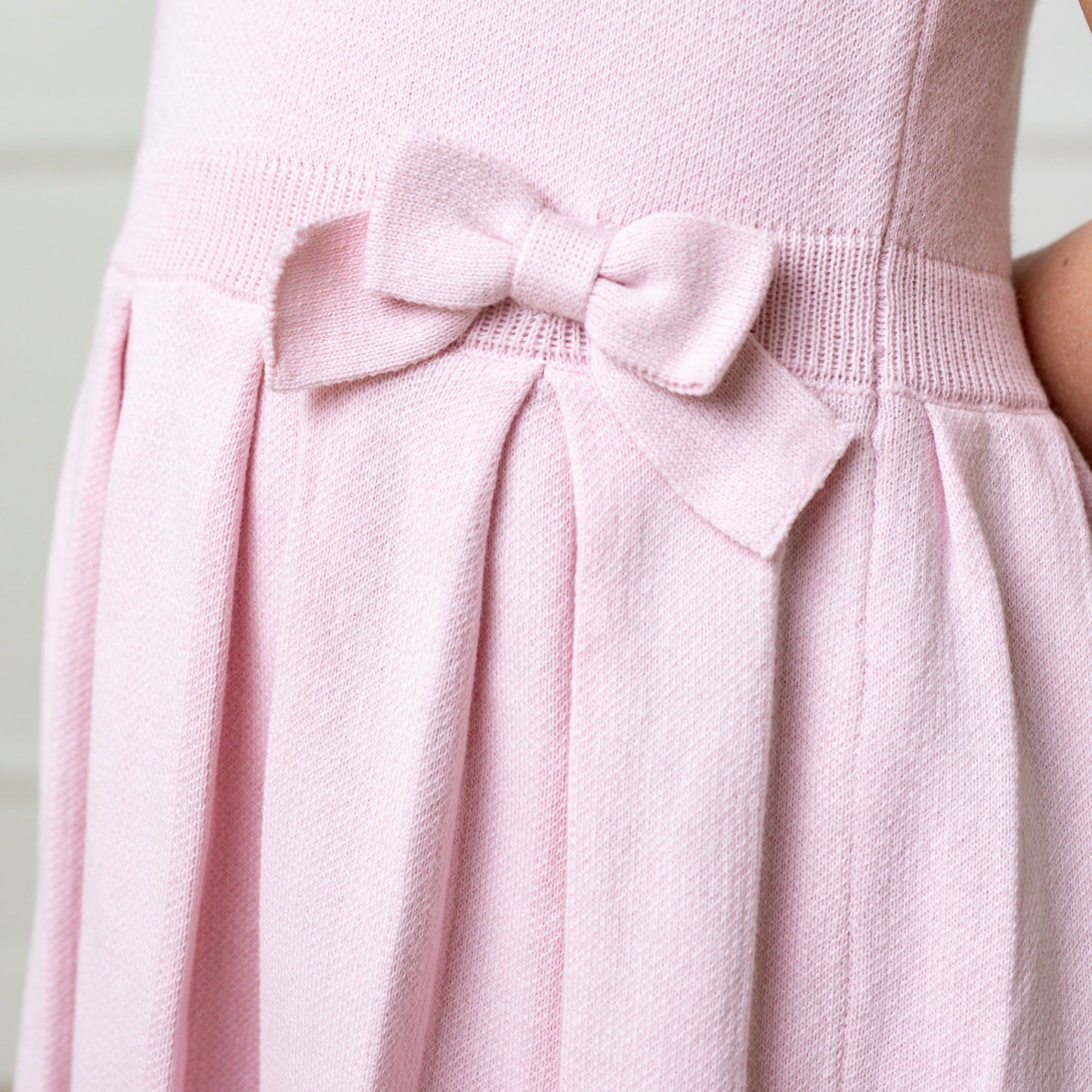 Organic Pleated Sweater Dress