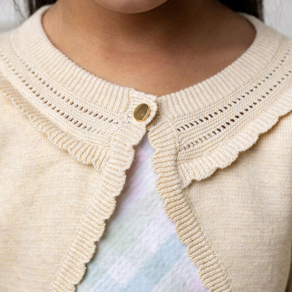 Organic Cropped Special Cardigan