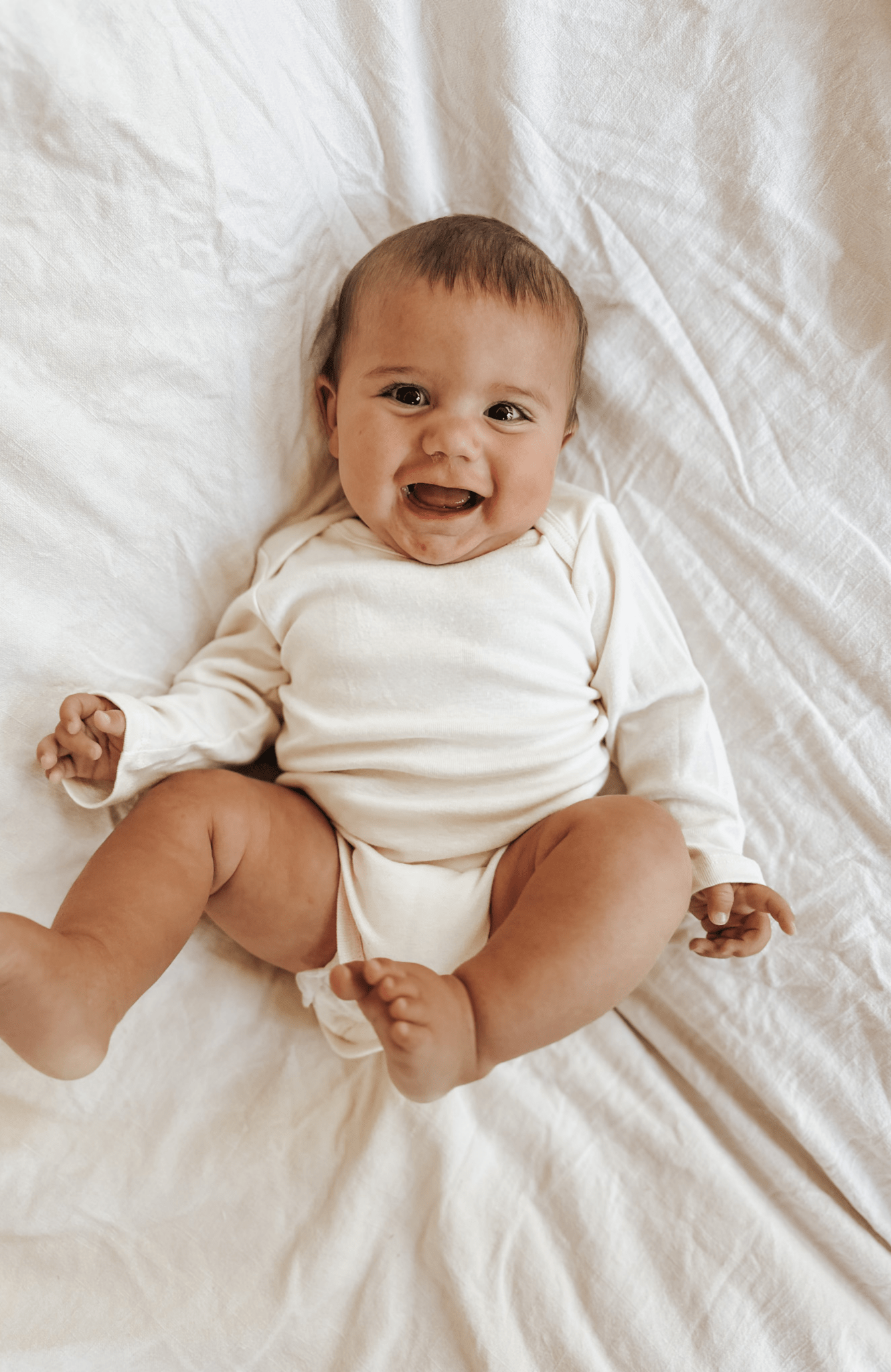 3 Pack - Organic Baby Bodysuit Long Sleeve - Baby Organic
