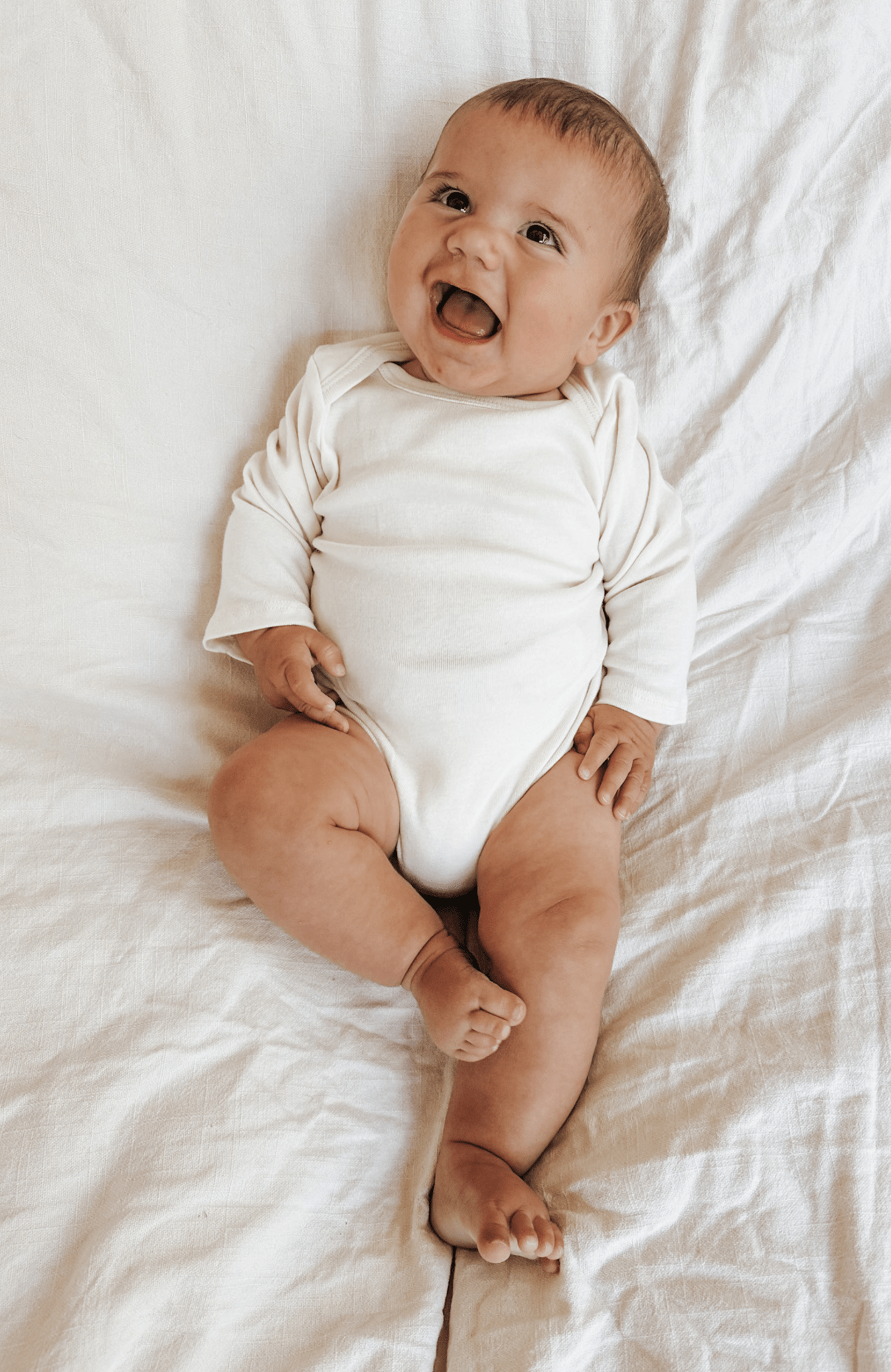 3 Pack - Organic Baby Bodysuit Long Sleeve - Baby Organic