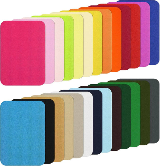 4Pcs Iron on Patches for Clothing Repair Multi-Colored Fabric Patches for Jeans and Clothings Repair and Quality Ironon Patches - Baby Organic