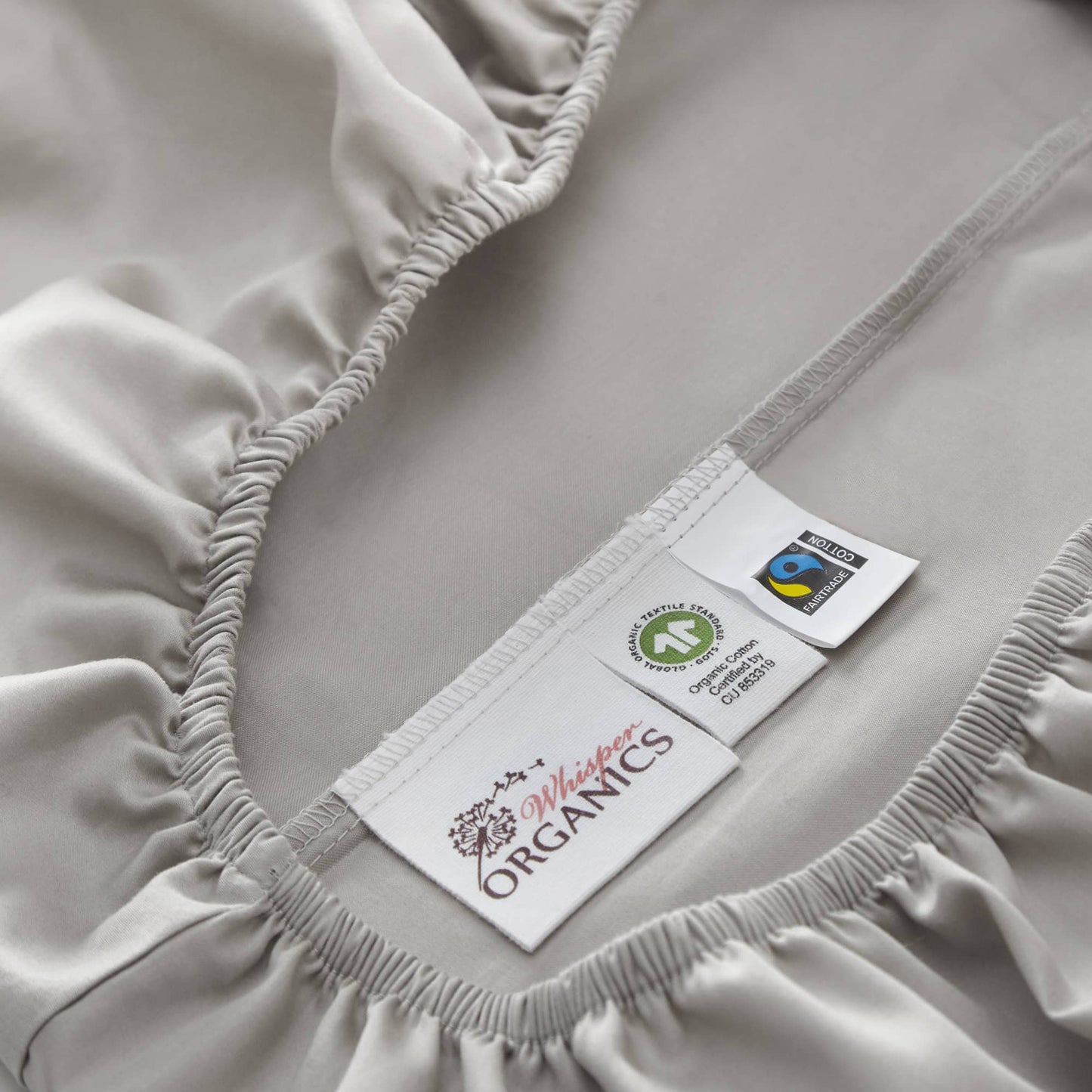 500 TC Sateen Fitted Sheet - Baby Organic