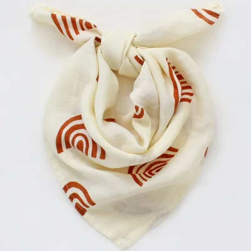 Hot Sale Baby Blankets Newborn Soft Organic Cotton Baby Bibs Muslin Swaddle Wrap Feeding Burp Cloth Towel Scarf Baby Stuff