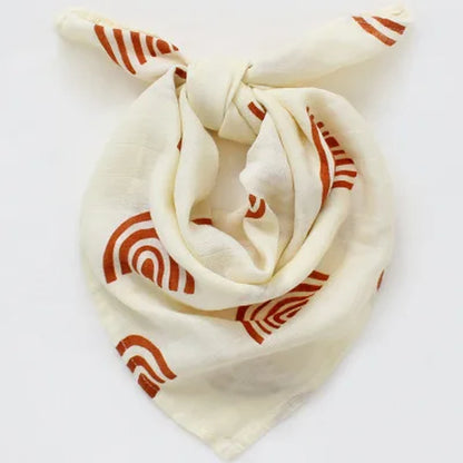 Hot Sale Baby Blankets Newborn Soft Organic Cotton Baby Bibs Muslin Swaddle Wrap Feeding Burp Cloth Towel Scarf Baby Stuff
