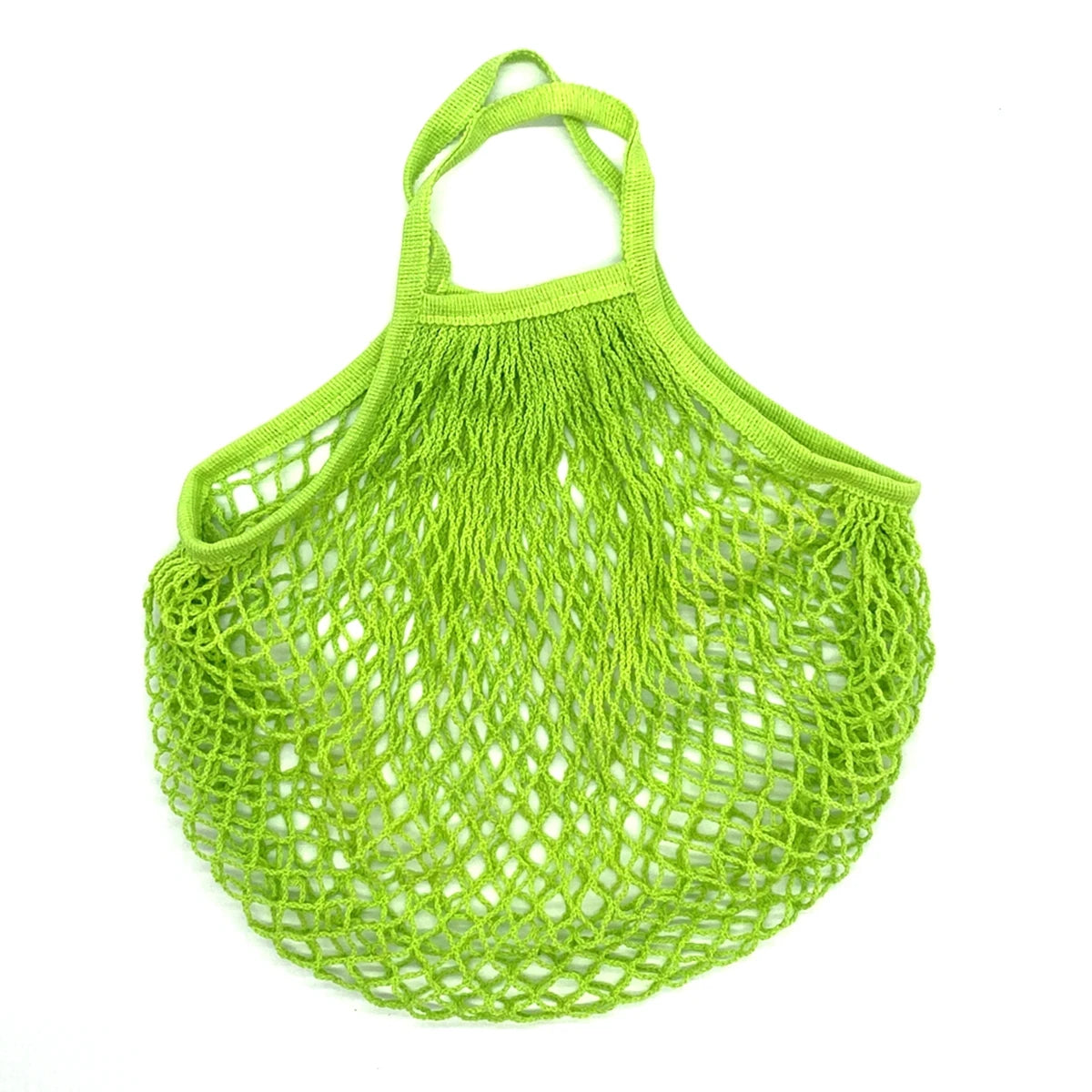 Reusable Grocery Bags Eco-Friendly Organic Cotton Mesh Tote Bags Portable Net String Bag for Shopping Storage Fruit Vegetable