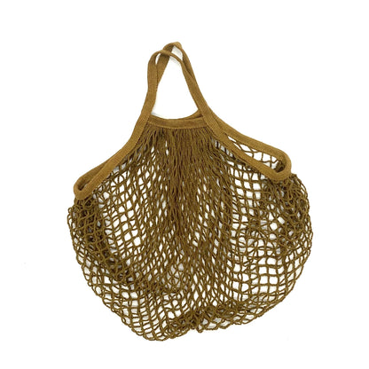 Reusable Grocery Bags Eco-Friendly Organic Cotton Mesh Tote Bags Portable Net String Bag for Shopping Storage Fruit Vegetable