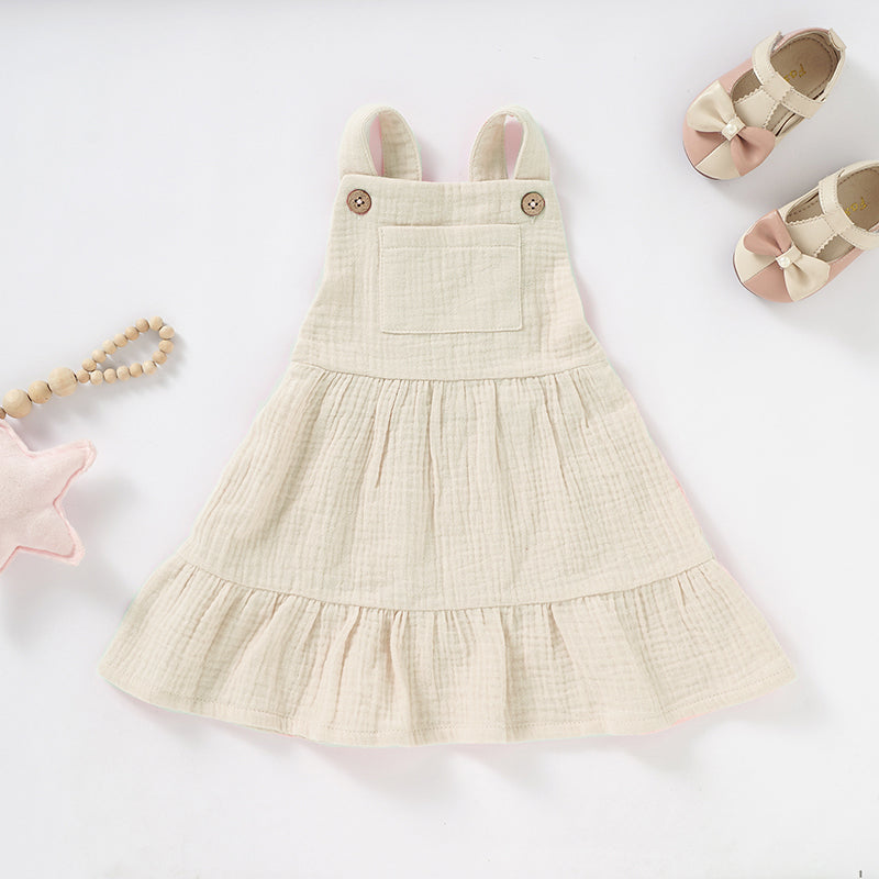 Organic Cotton Muslin Baby Dress-1
