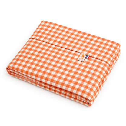 drap plat 80x110 coton bio vichy bébé gots ensemble enfant