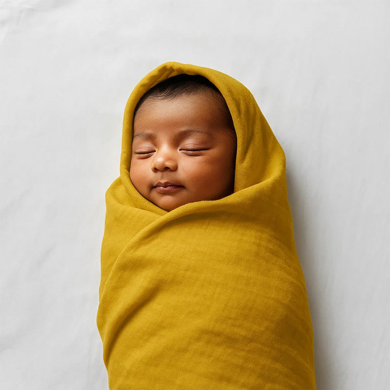 GOTS emmaillotage maxi langes honey coton bio papate