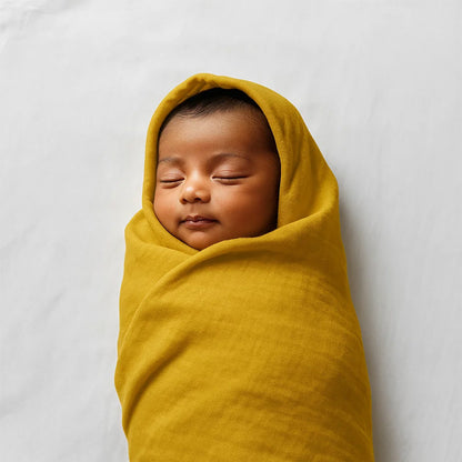 GOTS emmaillotage maxi langes honey coton bio papate