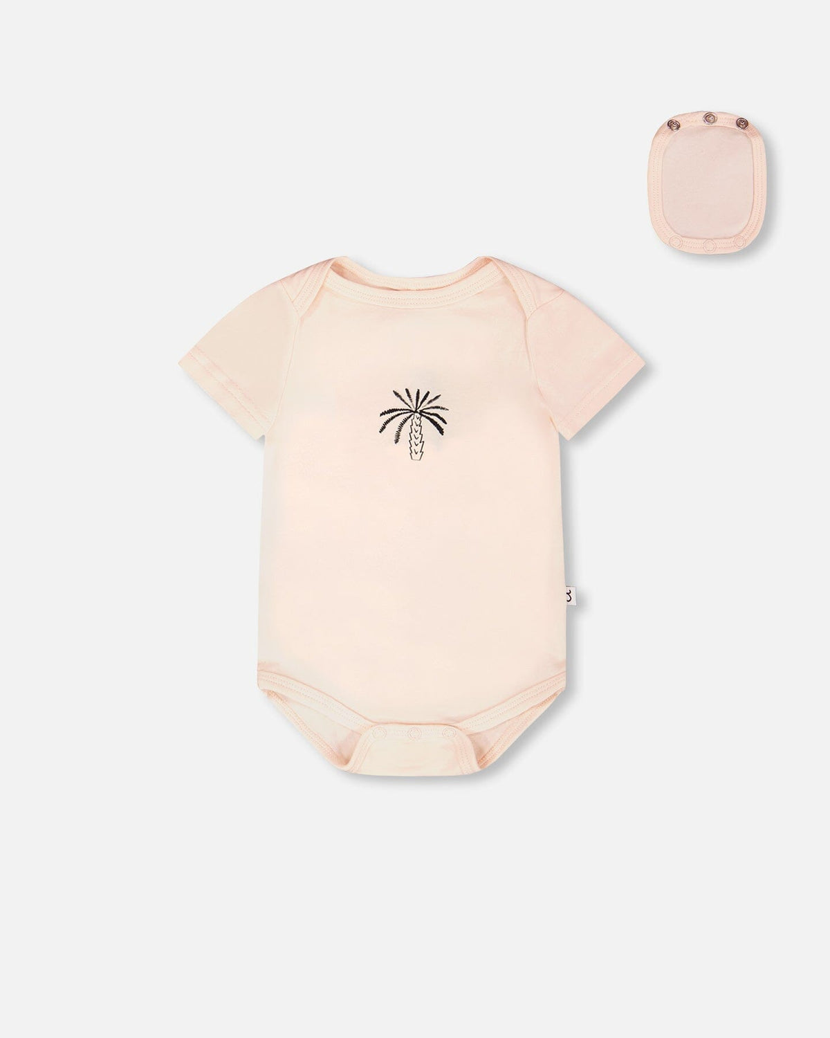 Evolutive Organic Cotton Jersey 3 Pack Onesie Peach